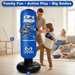 Ninja Punching Bag for Kids – Fun, Fitness & Confidence Booster Toy | Marwan Sports