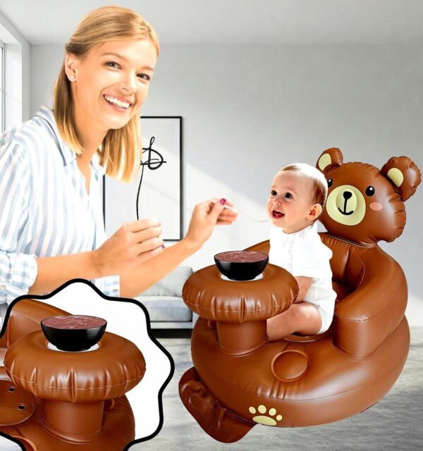 Baby Bear Inflatable Seat — Safe, Cute & Supportive for Your Little One - Image 2