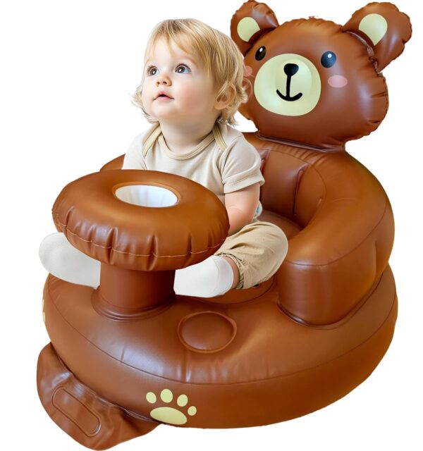 Baby Bear Inflatable Seat — Safe, Cute & Supportive for Your Little One