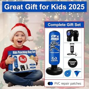 5-in-1 Boxing Gift Set for Kids – Includes Punching Bag, Gloves, Air Pump & More | Marwan Sports